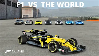 Forza 7 - F1 Car vs The World: Is it Unbeatable on the 1 Mile?