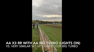 AA Can AM X3 Big Turbo vs  Competitor Big Turbo