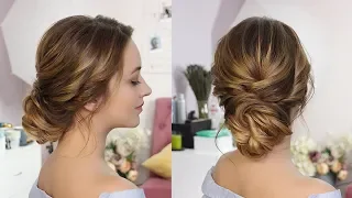 Как сделать пучок из локонов. Самый лёгкий вариант. Bridal Updo. Tutorial