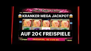 Lucky Ladys Charm MEGA JACKPOT 20€ Freispiele 🤑 Novoline Casino Spielothek Spielhalle zocken