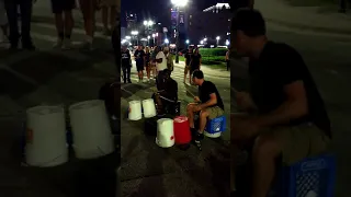 After the Tigers game 6-8-2018 #rallygoose #TigresdeDetroit buckets and sticks