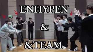 ＆TEAMとENHYPEN