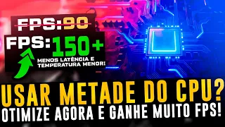 COMO AUMENTAR O DESEMPENHO DO PROCESSADOR EM JOGOS ! OTIMIZAÇÃO CPU PARA MAIS FPS NOS JOGOS !