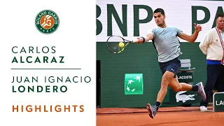 Carlos Alcaraz vs Juan Ignacio Londero - Round 1 Highlights I Roland-Garros 2022