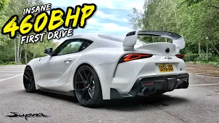 MY TUNED 460BHP STAGE 2 MKV TOYOTA SUPRA IS NUTS! FIRST DRIVE!