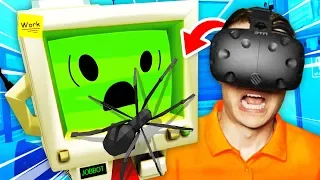 HACKING Job Simulator To Make Everything INFINITELY BIG (Funny Job Simulator VR Gameplay)