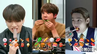 BTS💜Eating Emoji Foods Mukbang🍙🍕🍄🍦🍡🍓🍖#bts#btsarmy#btseating#mukbang#eatingshow#food#foodie#foodlover