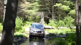 LX470 & 100 LC water crossing - VERY DEEP!!!!!