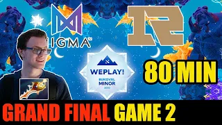 NIGMA VS RNG - 80Min Epic Grand Final Game 2 Bukovel Minor 2020 Highlights Dota 2