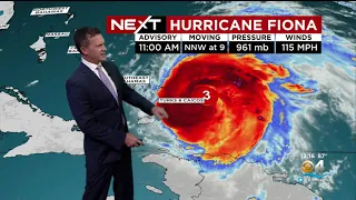 Tracking The Tropics: Hurricane Fiona - Tuesday Afternoon 9/20/2022