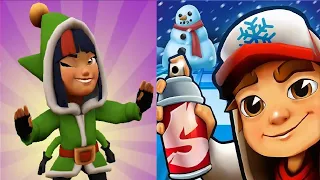 Subway Surfers Christmas 2022 New Update All 5 Stages Completed New Character  Elf Yutani Unlocked