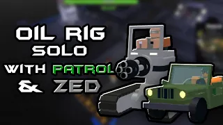 Epic Patrol and Zed Train on Oil Rig - Roblox Tower Battles