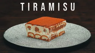 Traditional tiramisu