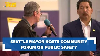 Seattle Mayor Bruce Harrell addresses violence, crime at community safety forum