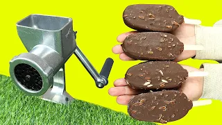 EXPERIMENT ICE CREAM VS MEAT GRINDER-20