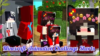 Minecraft Animation challenge Shorts || kompilasi animasi shorts ( prisma3D )✨🍭