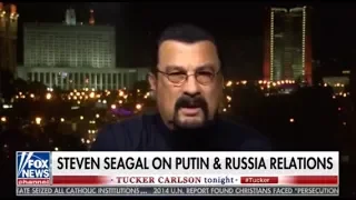 Tucker interviews Russian citizen, Steven Seagal about Russia