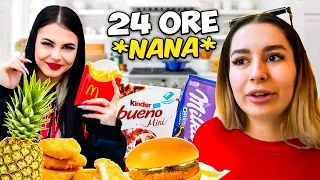 Mănânc 24h ca Nana ( Ana Maria Trotea)🙉😱