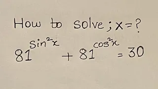 Chinese Math Olympiad Question | A Nice Trignometry Equation Solving