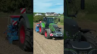 Fendt 724 und Saphir 9👍🏼😁 #fendt #lemken #zirkon #saphir #dji #lmtbugl