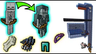 Perfect Skeleton Spawner Auto Farm! (bones, ench armor, bows) | Minecraft Stray Slowness arrows