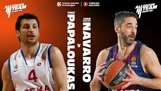 All-Decade head-to-head: Theo Papaloukas vs Juan Carlos Navarro