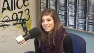 Christina Perri Talks About New Single, "Human" in Alice @ 97.3 Interview