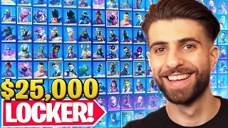 My $25,000 Fortnite Locker Tour! (Worlds Most Expensive Account!)