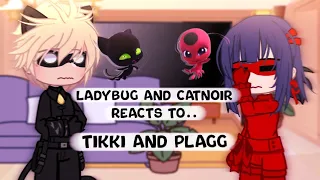 Ladybug and Cat Noir reacts to...🎀 [] Miraculous Ladybug [] Gacha Club