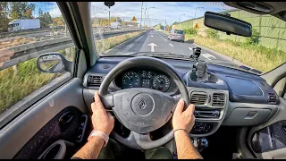 2004 Renault Thalia [1.4 75HP] |0-100| POV Test Drive #1401 Joe Black