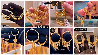 #2024 Gold Baliya New Design| Gold Bali Designs With Price/2024| Gold Baliya #goldearrings #vlog #66