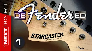 Fender Strat Starcaster Guitar Mod Project