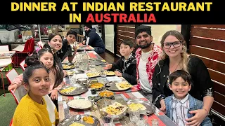 DINNER AT INDIAN RESTAURANT IN AUSTRALIA | LOVLEEN VATS & COURTNEY VATS