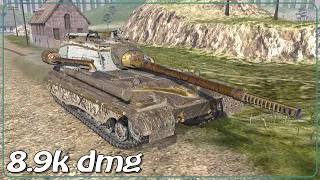 Object 268/4 Chronos • 4 frags • 8.9k dmg • WoT Blitz