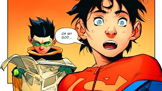Robin Shows Superman's Son a Dead Body