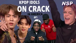 KPOP IDOLS ON CRACK IN AMERICA part 1 | REACTION.