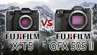APS-C Camera vs Medium Format Camera - Image Quality Review (Fujifilm X-T5 vs Fujifilm GFX 50S II)