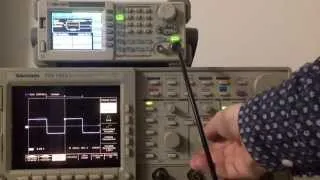 TDS744A 500MHz basic tests