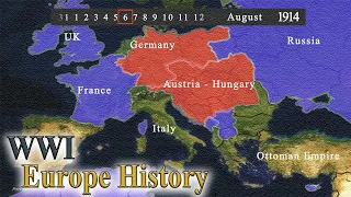 World War 1 Animated Map | History of Europe