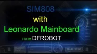 UNBOXING DFROBOT SIM808 with Leonardo Mainboard SKU:DFR0355