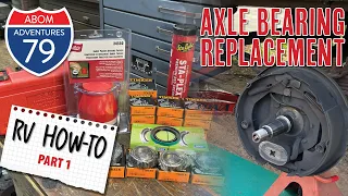 RV How-To: Trailer Axle Bearing Replacement Part 1