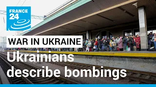 Ukrainians crossing into Poland describe bombings, family separations • FRANCE 24 English