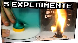 5 EXPERIMENTE zum NACHMACHEN - Heimexperimente #68