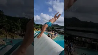 Thailand, Phuket with @OneAquaGuy 😁😱🫣🙏🤙 #bluetree #challenge #flip #phuket #thailand #slide