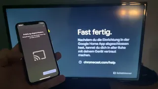 Google Chromecast an TFT Fernseher einrichten und verwenden (Inhalte von iPhone streamen) Anleitung