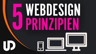 5 wichtige Webdesign Prinzipien die JEDER kennen sollte! [Tutorial]