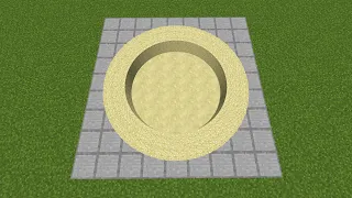 How to make circle in minecraft - NO MODS