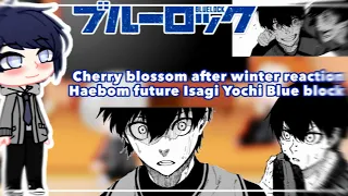 Cherry blossom after winter reaction Haebom future Isagi Yoichi Blue Block//My au//Not part.