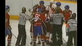 Canadiens - Flames rough stuff 5/18/86