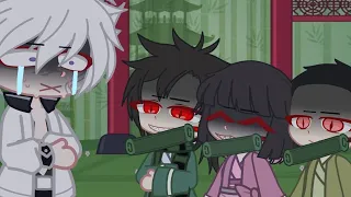 Demon Kamado siblings threatening Sanemi be like: | KNY AU | shitpost | Gacha Club